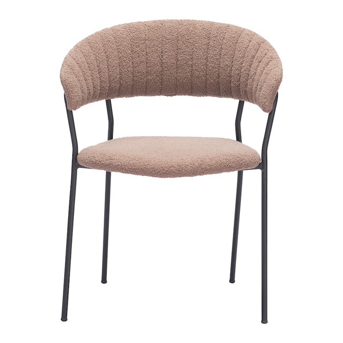 Zuo Modern Josephine Dining Chair Set of 2, Brown