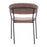 Zuo Modern Josephine Dining Chair Set of 2, Brown