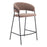 Zuo Modern Josephine Counter Stool Set of 2, Brown