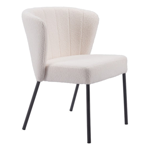 Zuo Modern Aimee Dining Chair Set of 2, Cream