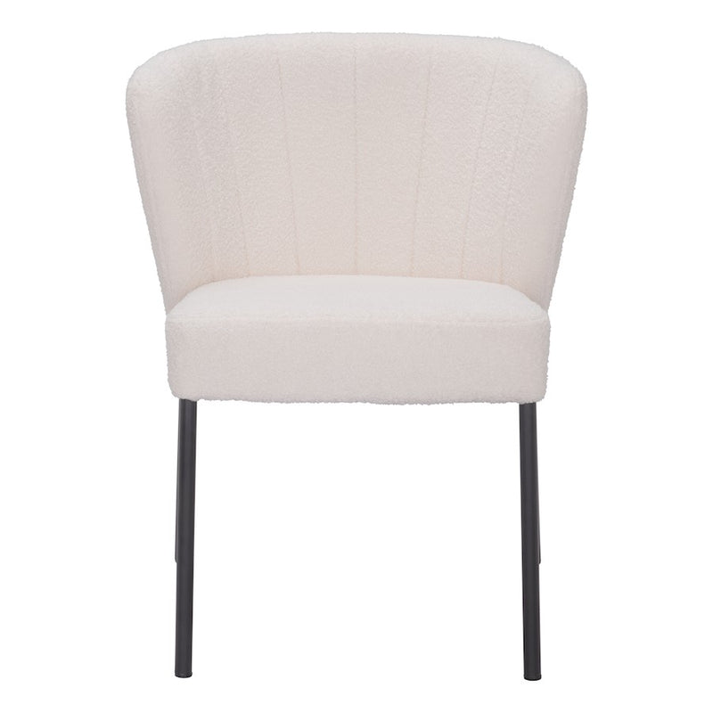 Zuo Modern Aimee Dining Chair Set of 2, Cream