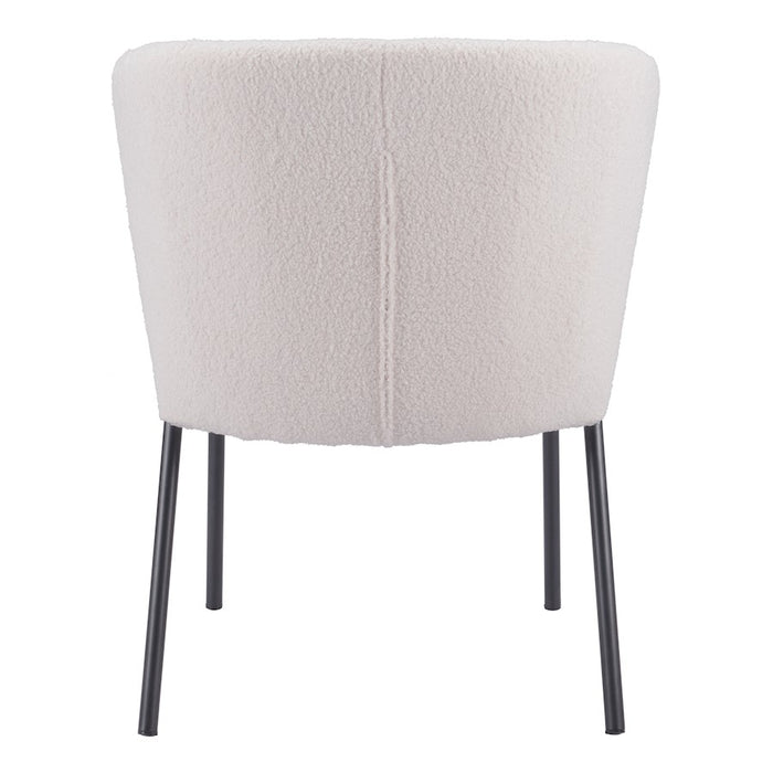 Zuo Modern Aimee Dining Chair Set of 2, Cream