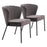 Zuo Modern Aimee Dining Chair Set of 2, Gray - 109679