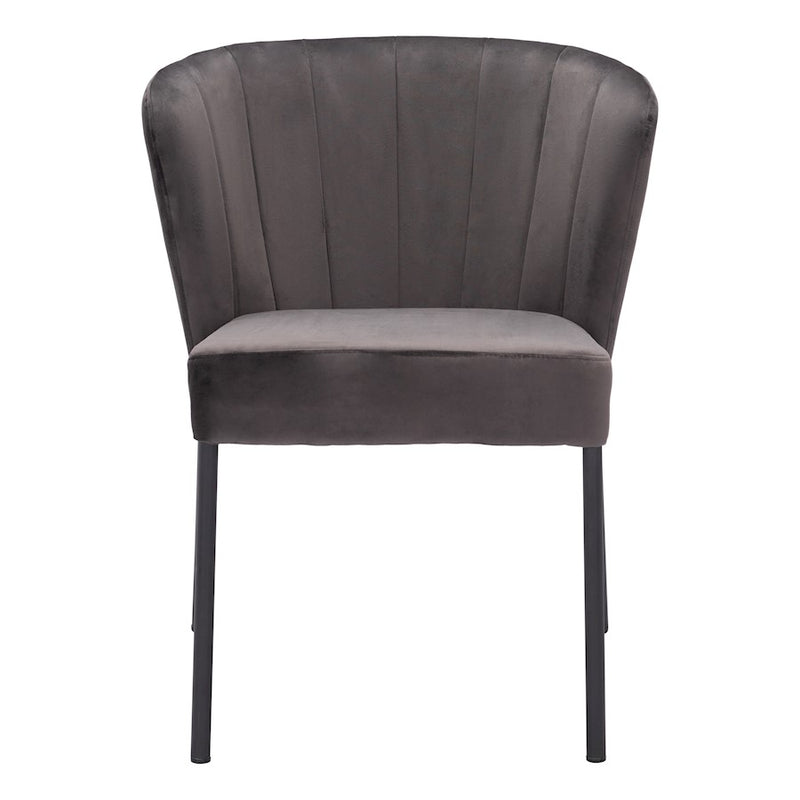 Zuo Modern Aimee Dining Chair Set of 2, Gray