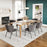 Zuo Modern Aimee Dining Chair Set of 2, Gray