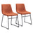 Zuo Modern Smart Dining Chair Set of 2, Burnt Orange - 109680