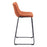 Zuo Modern Smart BarStool Set of 2, Burnt Orange