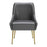 Zuo Modern Maxine Dining Chair, Gray/Gold