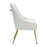 Zuo Modern Maxine Dining Chair, White/Gold