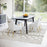Zuo Modern Maxine Dining Chair, White/Gold