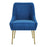 Zuo Modern Maxine Dining Chair, Navy Blue/Gold
