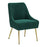 Zuo Modern Maxine Dining Chair, Green/Gold