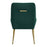 Zuo Modern Maxine Dining Chair, Green/Gold