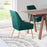 Zuo Modern Maxine Dining Chair, Green/Gold