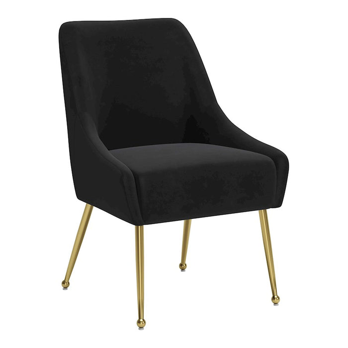 Zuo Modern Maxine Dining Chair, Black/Gold - 109717