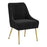 Zuo Modern Maxine Dining Chair, Black/Gold