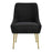 Zuo Modern Maxine Dining Chair, Black/Gold