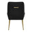 Zuo Modern Maxine Dining Chair, Black/Gold