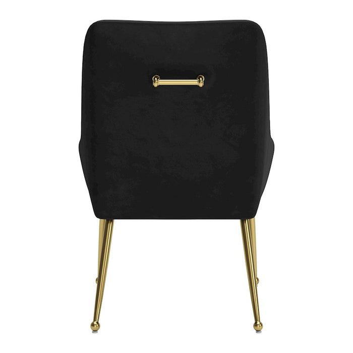 Zuo Modern Maxine Dining Chair, Black/Gold