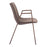 Zuo Modern Desi Dining Chair Set of 2, Brown/Walnut