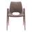 Zuo Modern Desi Dining Chair Set of 2, Brown/Walnut