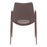 Zuo Modern Desi Dining Chair Set of 2, Brown/Walnut