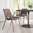 Zuo Modern Desi Dining Chair Set of 2, Brown/Walnut
