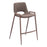 Zuo Modern Desi Counter Stool Set of 2, Brown/Walnut