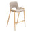 Zuo Modern Desi Counter Stool Set of 2, Beige/Gold