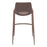 Zuo Modern Desi BarStool Set of 2, Brown/Walnut