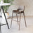 Zuo Modern Desi BarStool Set of 2, Brown/Walnut