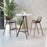 Zuo Modern Desi BarStool Set of 2, Brown/Walnut