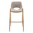 Zuo Modern Desi BarStool Set of 2, Beige/Gold