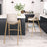 Zuo Modern Desi BarStool Set of 2, Beige/Gold