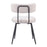 Zuo Modern Blanca Dining Chair Set of 2, Ivory