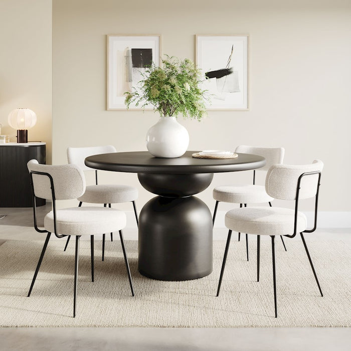 Zuo Modern Blanca Dining Chair Set of 2, Ivory