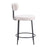 Zuo Modern Blanca Counter Stool Set of 2, Ivory