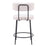 Zuo Modern Blanca Counter Stool Set of 2, Ivory