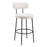 Zuo Modern Blanca BarStool Set of 2, Ivory