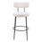 Zuo Modern Blanca BarStool Set of 2, Ivory