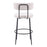 Zuo Modern Blanca BarStool Set of 2, Ivory