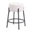 Zuo Modern Blanche Counter Stool Set of 2, Ivory