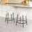 Zuo Modern Blanche Counter Stool Set of 2, Ivory