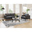 Zuo Modern Madryn Coffee Table, Silver