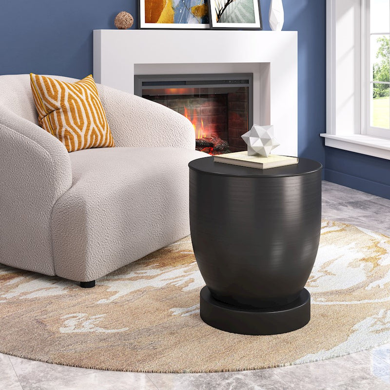 Zuo Modern Baku Side Table, Black
