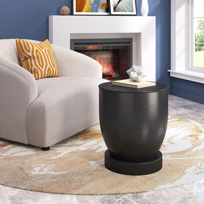 Zuo Modern Baku Side Table, Black