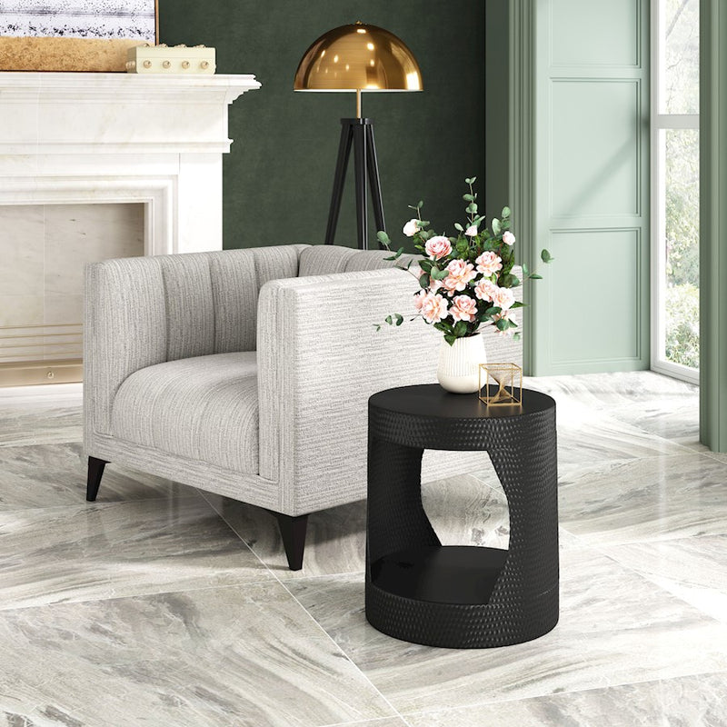 Zuo Modern Nuuk Side Table, Black