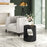 Zuo Modern Nuuk Side Table, Black