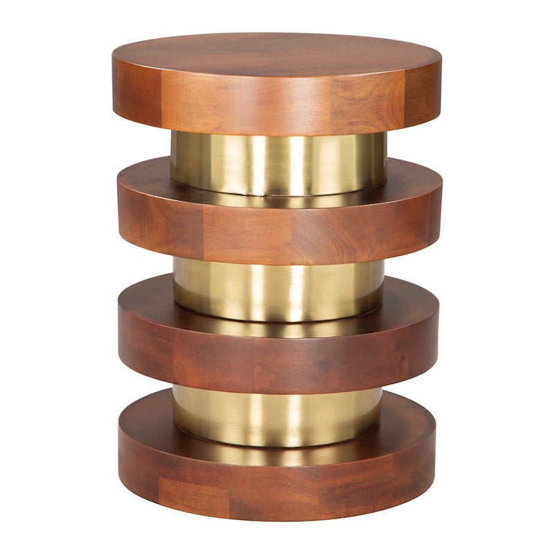 Zuo Modern Marigot Side Table, Walnut
