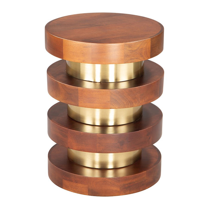 Zuo Modern Marigot Side Table, Walnut